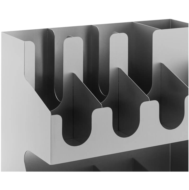 KRD Stainless Steel 2 Tier Cup Holder / Dispenser Φ100mm Cups 7 Stacks 62006