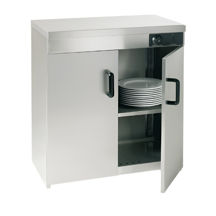 KRD Professional Hot cupboard Plate warmer 120 plates Ø320mm HC2