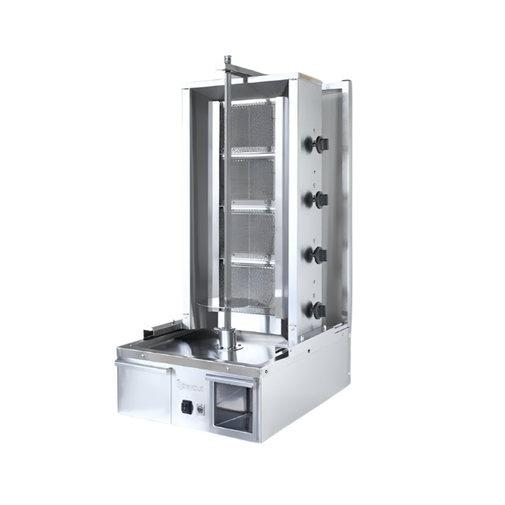 EasyCut 4 Burner Integrated Gas Kebab Machine 70kg Capacity I4G