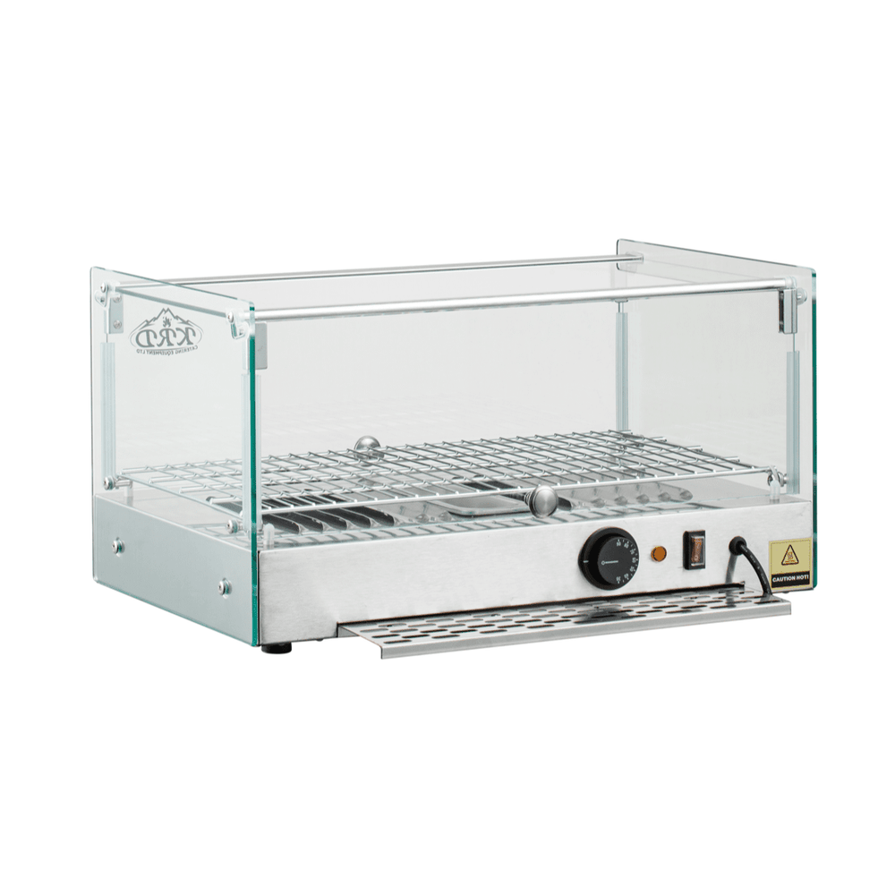 KRD Countertop Grab & Go Heated Display 35 Litres 55cm with stainless steel base and adjustable temperature controls.