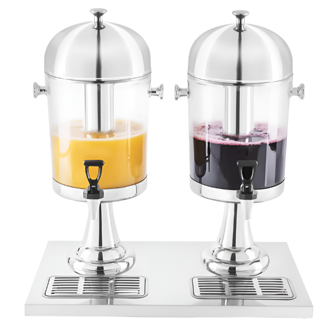 KRD Commercial Double Juice Dispenser 2x8L DTJ002B
