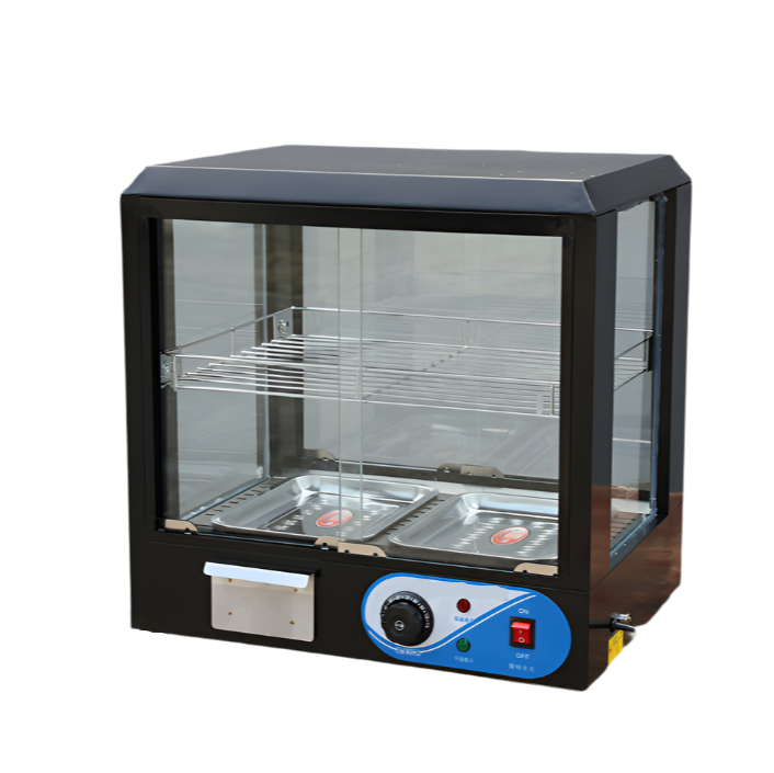 KRD Commercial 66cm Hot Display Case Pie Warmer Countertop CY66