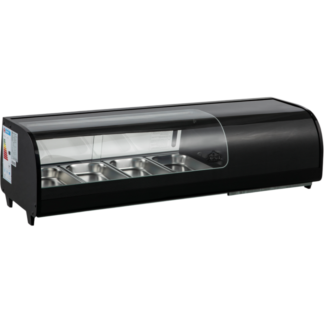 KRD Commercial Refrigerator Sushi & Tapas Showcase 4xGN1/3 XCS42L