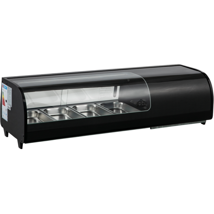 KRD Commercial Refrigerator Sushi & Tapas Showcase 4xGN1/3 XCS42L