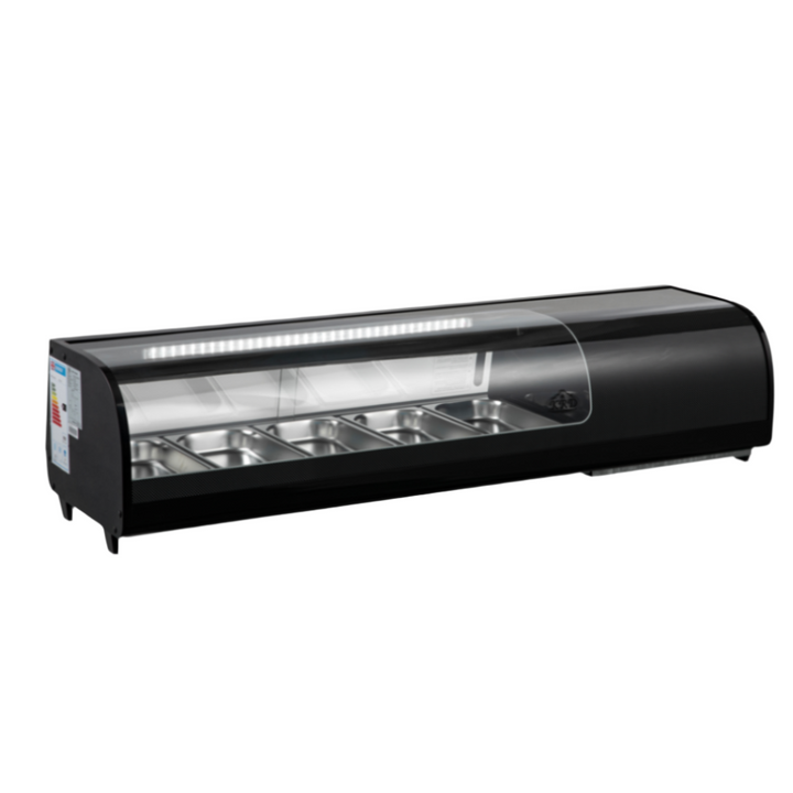 KRD Commercial Refrigerator Sushi & Tapas Showcase 5xGN1/3 XCS52L
