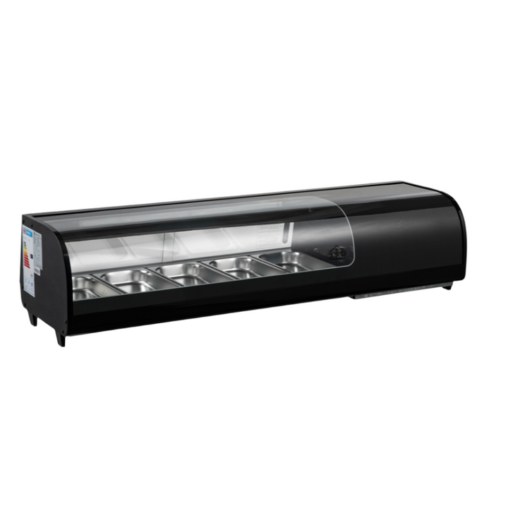 KRD Commercial Refrigerator Sushi & Tapas Showcase 5xGN1/3 XCS52L
