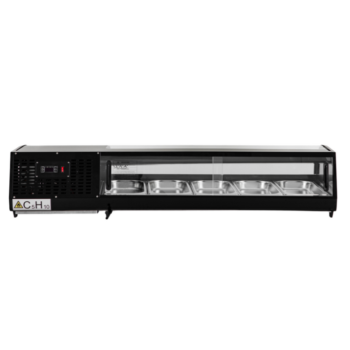 KRD Commercial Refrigerator Sushi & Tapas Showcase 5xGN1/3 XCS52L