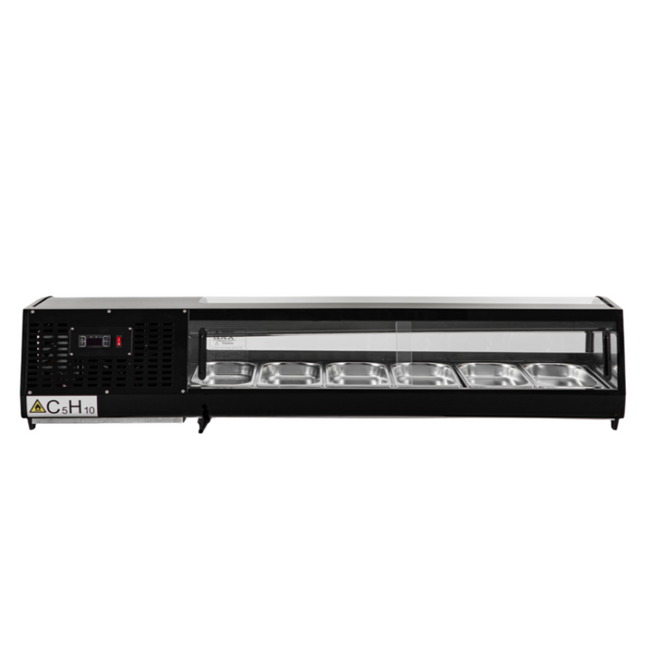 KRD Commercial Refrigerator Sushi & Tapas Showcase 6xGN1/3 XCS62L