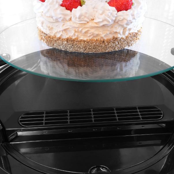 KRD Panoramic Round Display Fridge Case 100 Litres 3 Shelves 1030mm XC105R