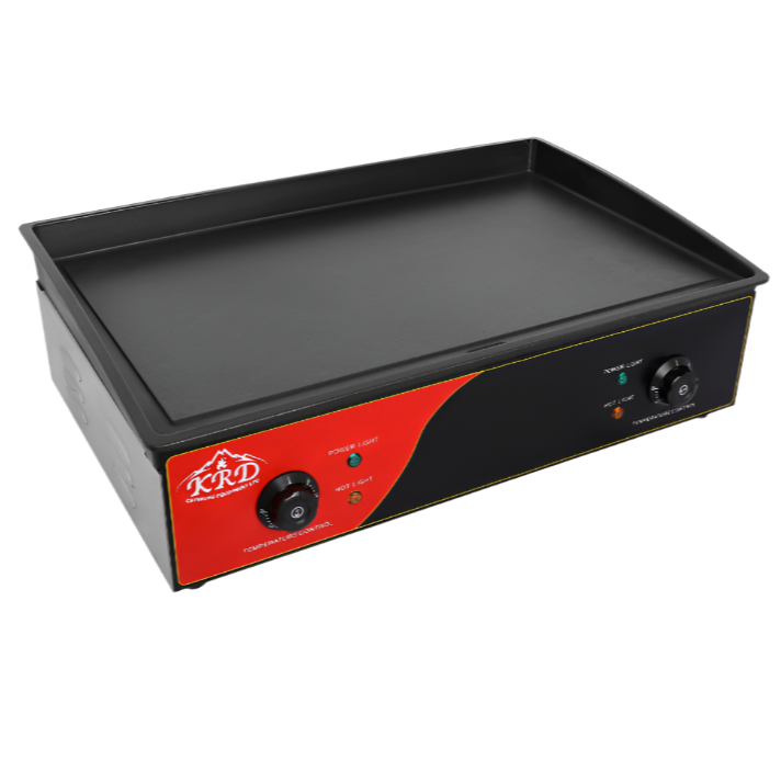 KRD Commercial Griddle Smooth 640x400mm Enamelled plate 3.6kW Electric OP830