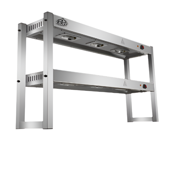 KRD 2 Tier Heated Gantry/Passthrough with Lights 120cm FWL122