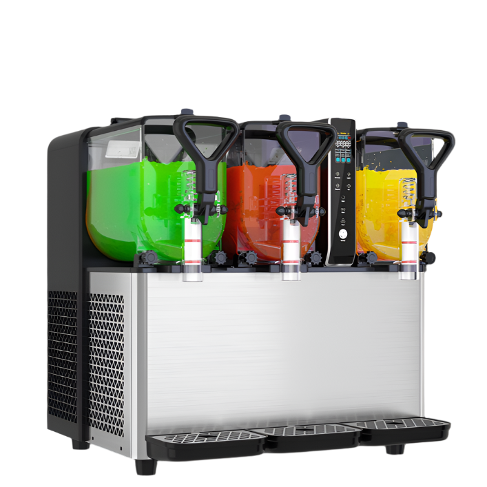 KRD Commercial Slush Machine 3 x 3 Litres Digital 490x530x545mm RL3X3