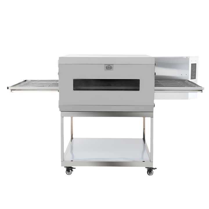 KRD Commercial Gas Conveyor Pizza Oven 32'' Standing 20 Pizzas of Per Hour Programmable LM32Q