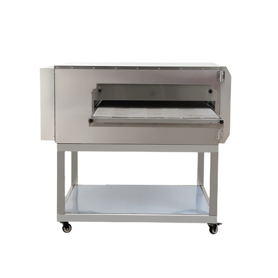 KRD Commercial Gas Conveyor Pizza Oven 32'' Standing 20 Pizzas of Per Hour Programmable LM32Q