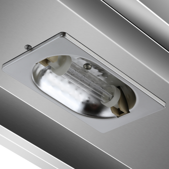 KRD Commercial Quartz Lamp Heating Gantry 2 tier 1800mm FWL182 quartz lamp fixture for food warming.