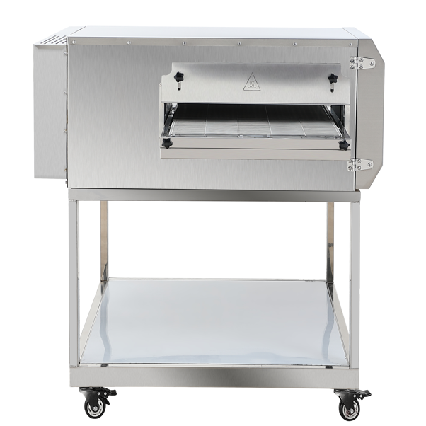 KRD Commercial Gas Conveyor Pizza Oven 20 Pizzas of 18'' Per Hour Standing Programmable LM18Q