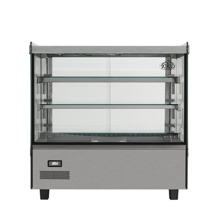 KRD Commercial 120 Litre Countertop Display Warmer 3 shelf stainless steel
