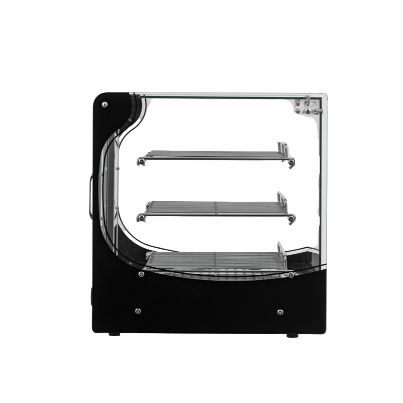 KRD Commercial 95 Litre Countertop Display Warmer 3 shelf stainless steel 50cm