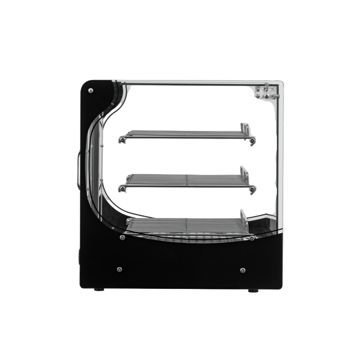 KRD Commercial 95 Litre Countertop Display Warmer 3 shelf stainless steel 50cm