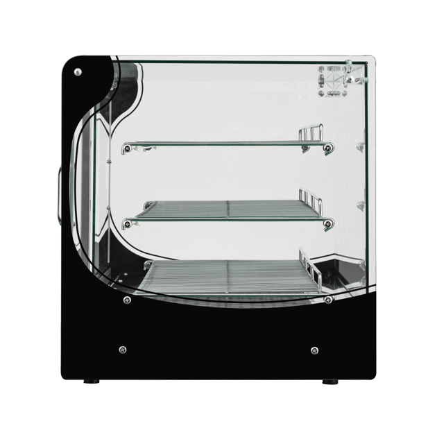 KRD Commercial 165 Litre Countertop Display Warmer 3 shelf stainless steel 88cm
