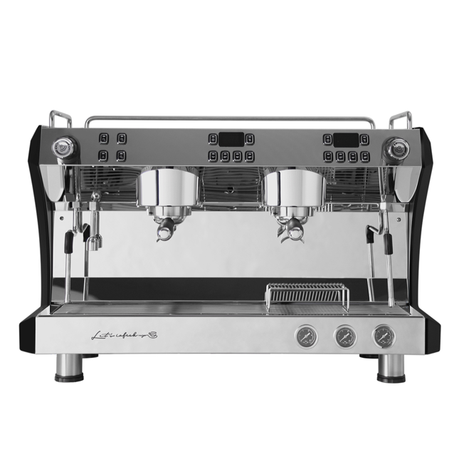 KRD Commercial Espresso Coffee Machine Automatic Tall cups 2 groups 6 Litres G3120C