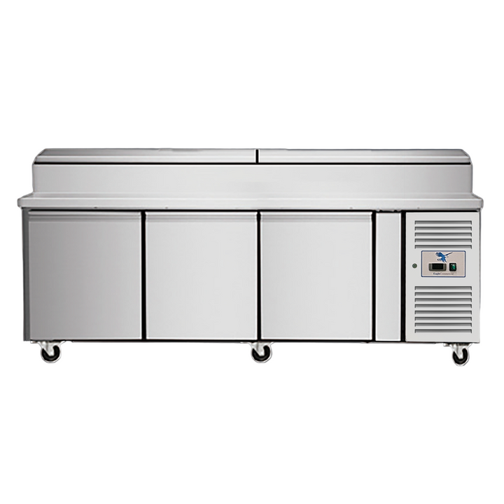 Preparation Counter 3 doors 8xGN1/3 1795x700x1085mm 470 Litres EC3700H