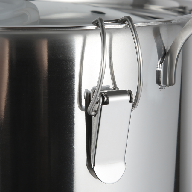 KRD Multi-Functional Food Processor Vegetable & Meat Cutter 7 Litres QS807 stainless steel lid detail