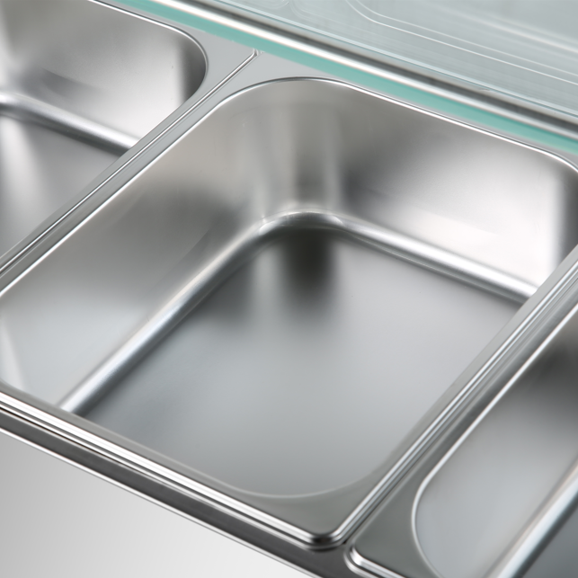 KRD Commercial Display Wet Bain Marie Countertop warmer 6xGN1/2 1730mm