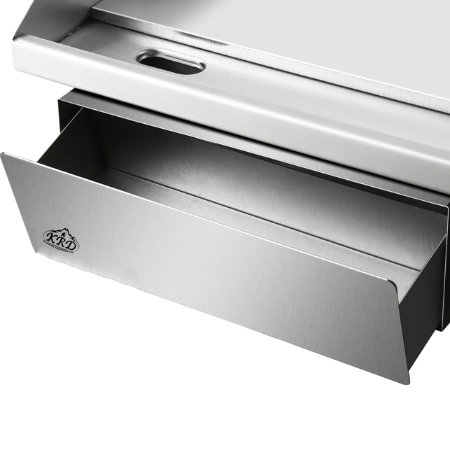 KRD Commercial Griddle Smooth Chrome Plate 550*430*240mm 3KW Electric