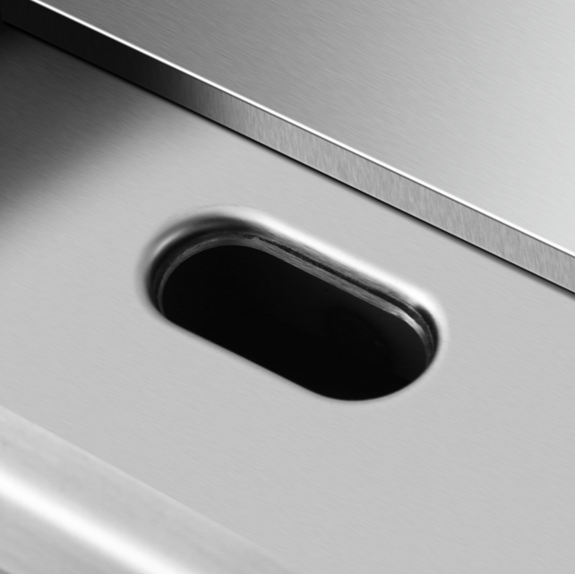 KRD Commercial Griddle Smooth Chrome Plate 550*430*240mm 3KW Electric