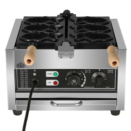 KRD Commercial Taiyaki Waffle maker Triple KC1103A