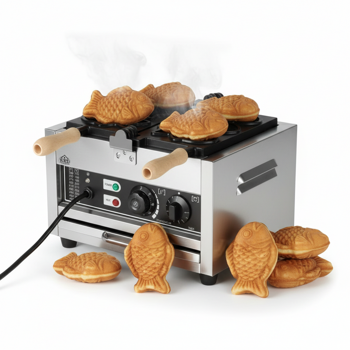 KRD Commercial Taiyaki Waffle maker Triple KC1103A