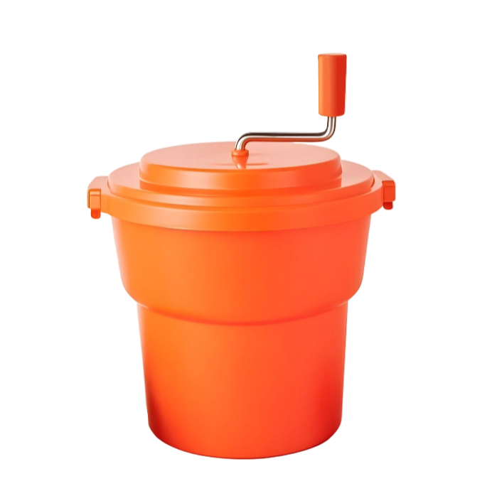 KRD Large Salad Spinner Manual Salad Dryer with Handles 10 Litres HZM-TST702