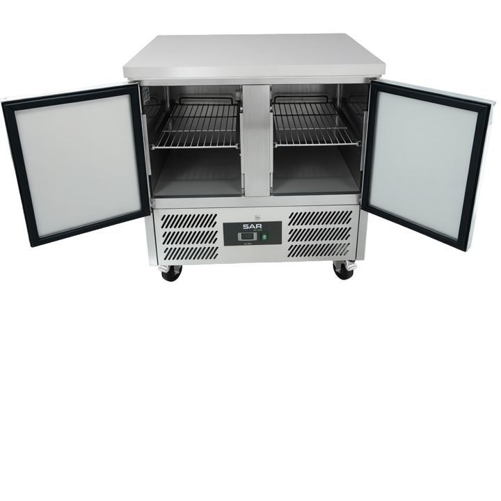 KRD Refrigerated Counter 2 doors Depth 700mm 240 Litres S901