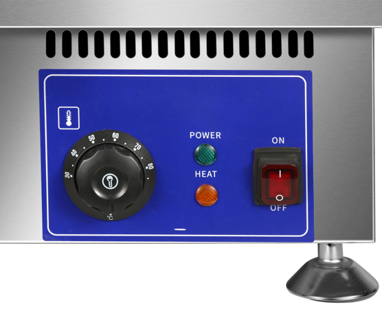 KRD Commercial Table Top Food & Chip Scuttle Warming Machine Bagging station PFW1T1