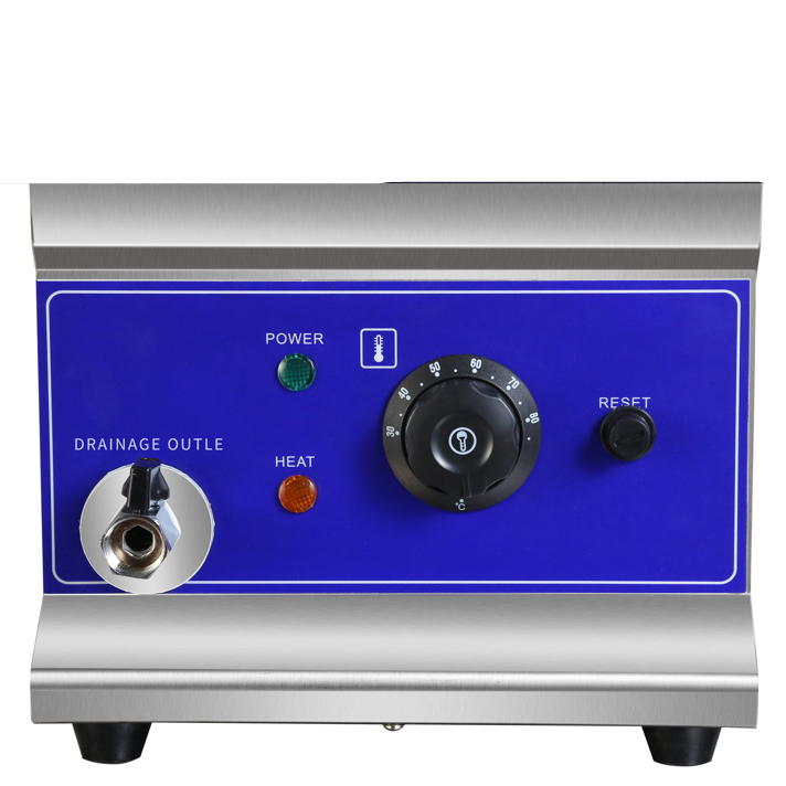 KRD 2 Round Pot Bain Marie 2x 4ltr with Drain Tap BM2TT