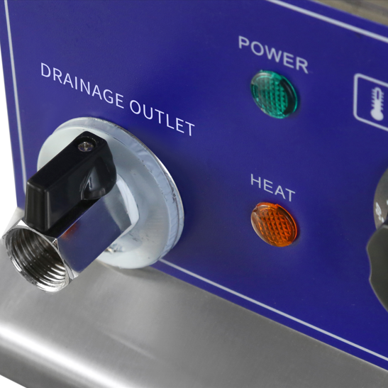 KRD 2 Round Pot Bain Marie 2x 4ltr with Drain Tap BM2TT