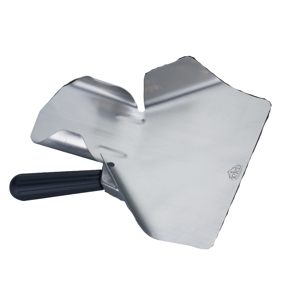 KRD Heavy Duty Stainless Steel Chips Scoop French Fry Bagger Right Handle