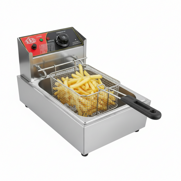 KRD Commercial Fryer Electric 6 litre Single 2.5kW Countertop KR81A