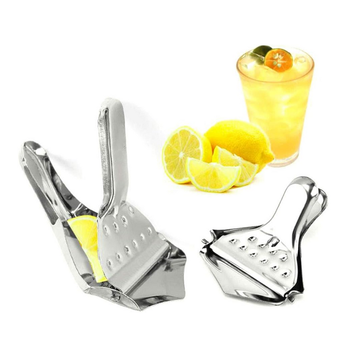 KRD Lemon Squeezer Tong Stainless Steel designed for efficient juicing with a polished stainless steel finish, 85mm length, ideal for commercial kitchens.