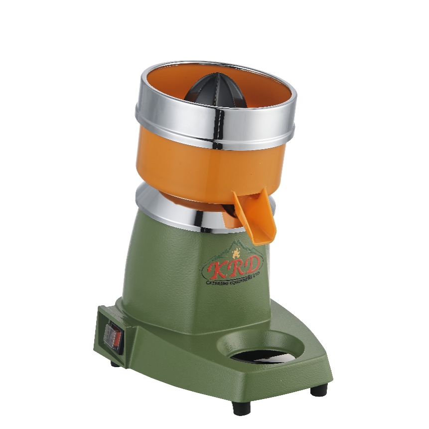 KRD Electric Multifunction Manual Citrus Orange Juicer for efficient juice extraction in commercial catering and kitchen equipment.