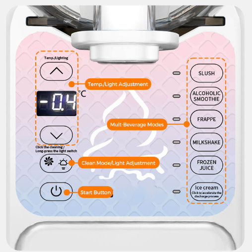 KRD 6 in 1 Soft Serve Ice Cream and Frozen Dessert Maker 3 Litres HSC3L