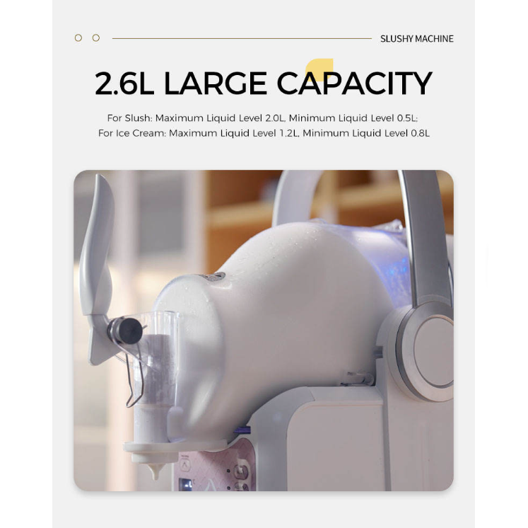 KRD 6 in 1 Soft Serve Ice Cream and Frozen Dessert Maker 3 Litres HSC3L