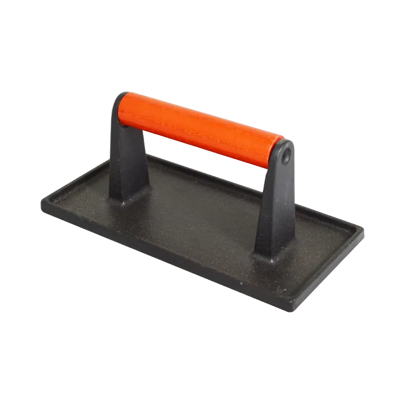 Cast Iron Burger Press 21.8cm x 11cm x 9cm