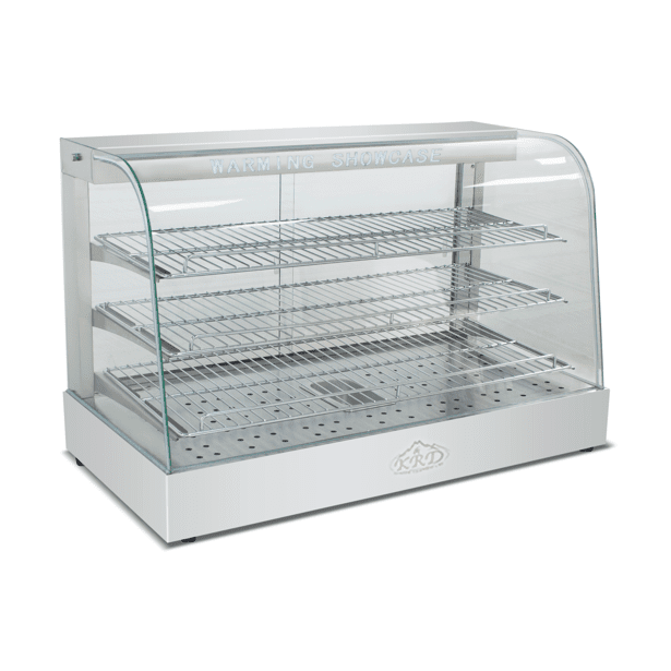 KRD Commercial Heated showcase food warmer 900mm Width Countertop KR703