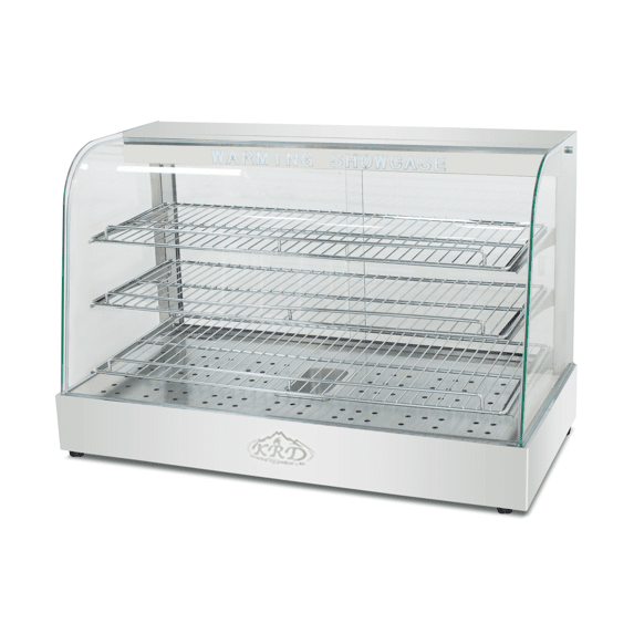 KRD Commercial Heated showcase food warmer 900mm Width Countertop KR703