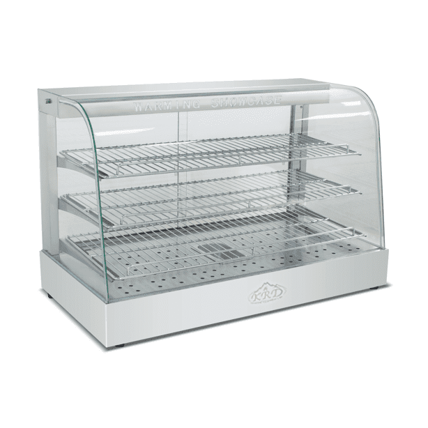 KRD Commercial Heated showcase food warmer 650mm Width Countertop KR702