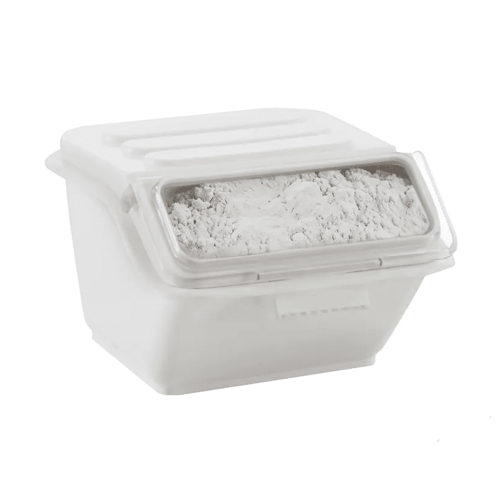 KRD Polypropylene Ingredient Bin 10L Transparent Lid QH-IB10