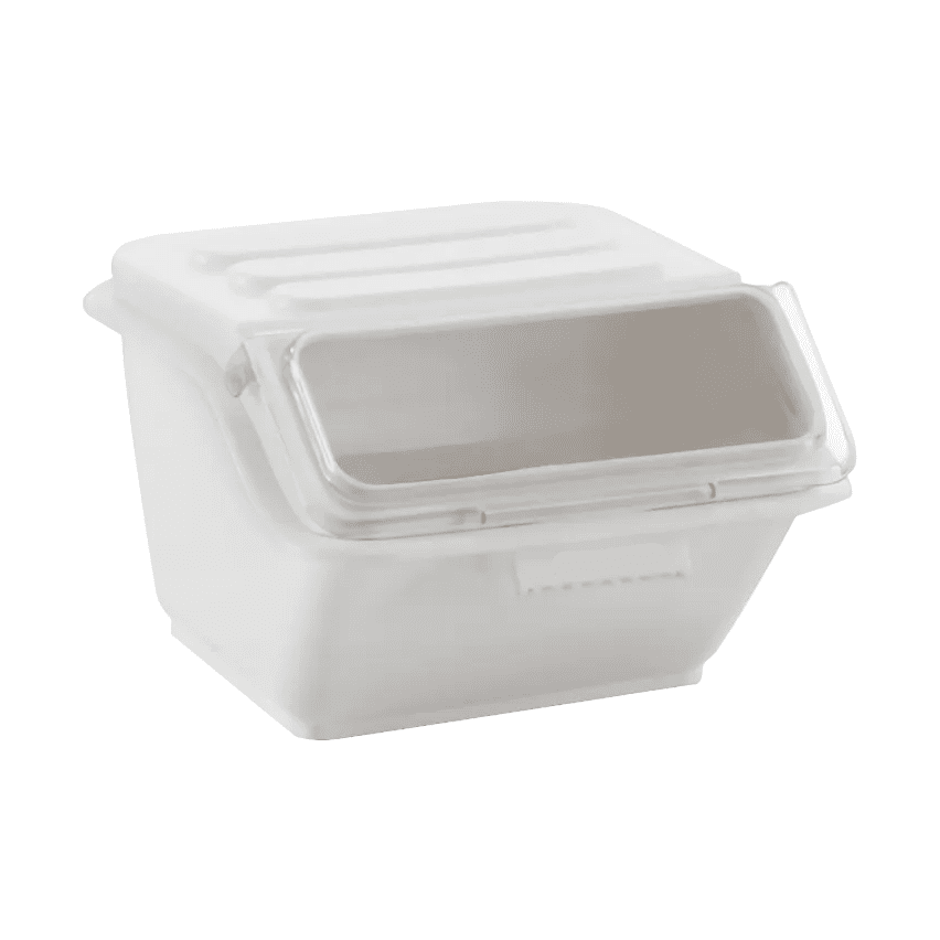 KRD Polypropylene Ingredient Bin 10L Transparent Lid QH-IB10