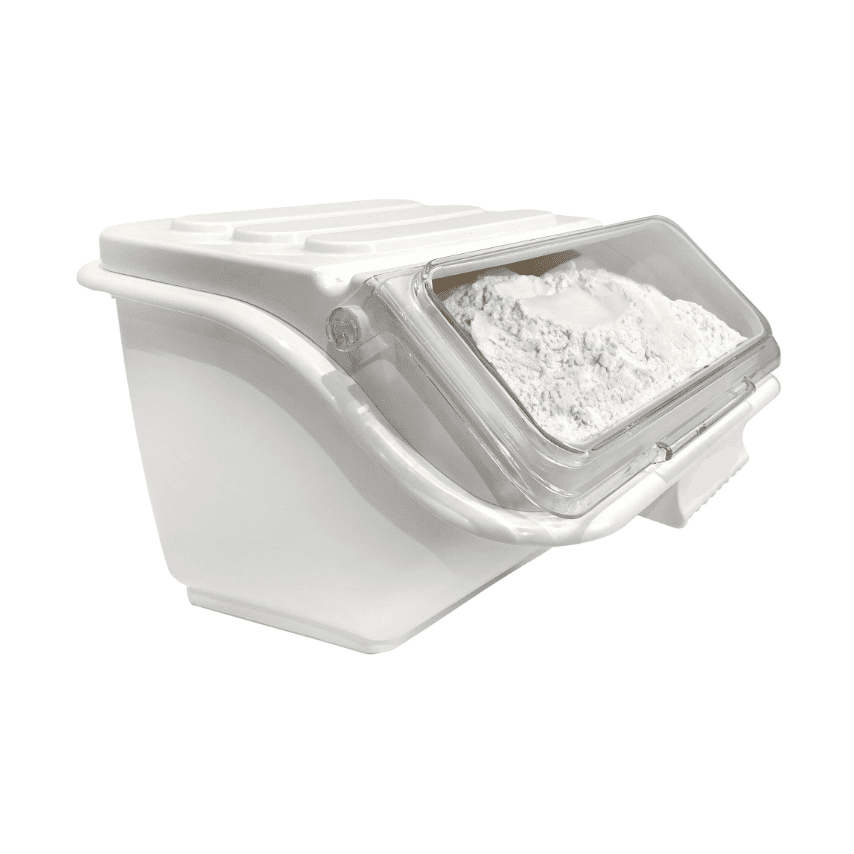 KRD Polypropylene Ingredient Bin 10L Transparent Lid QH-IB10
